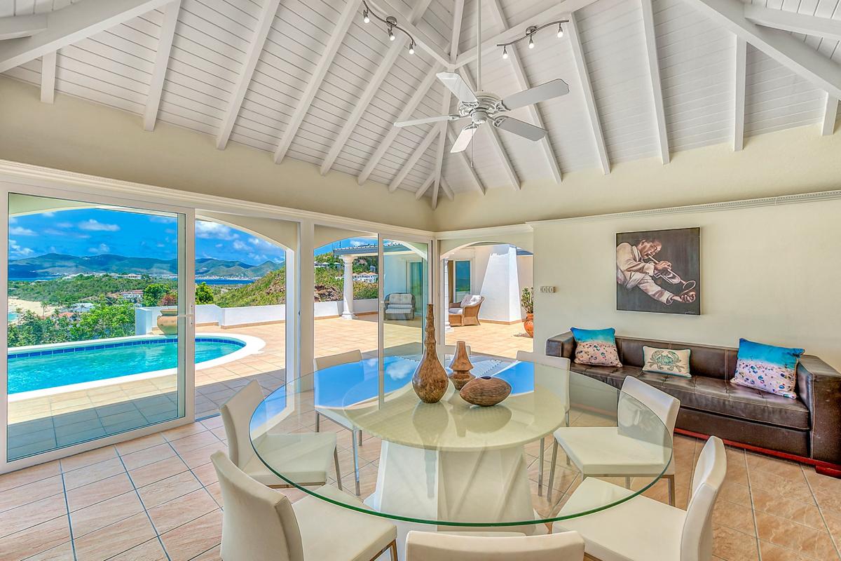 Pool Villa St Martin - Dining area